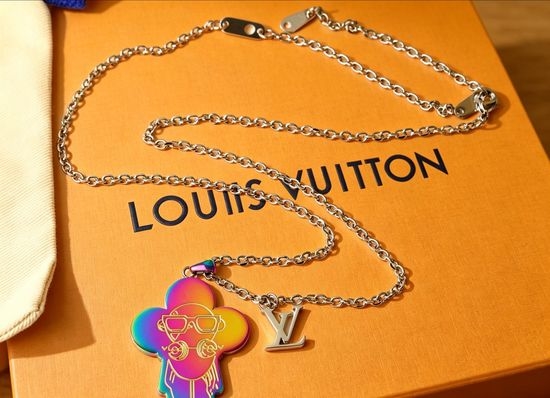 Louis Vuitton LV Iridescent Doll Pendant Necklace