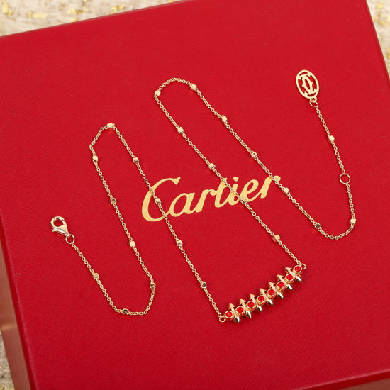Cartier Rivet Decorated Diamond Necklace