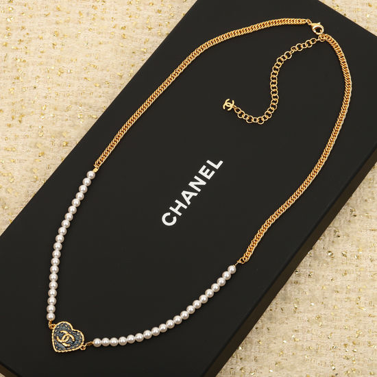 Chanel Denim Heart Shape Waist Chain