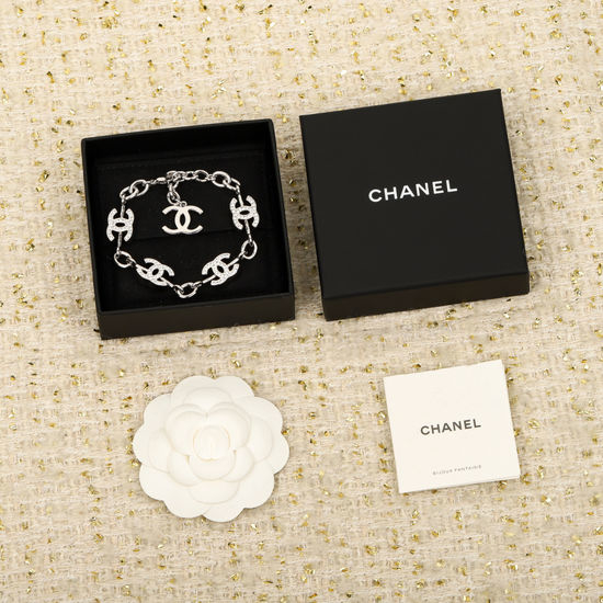 Chanel Full Diamond Chain Bracelet