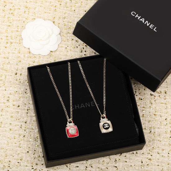 Chanel Luxury Crystal Resin Fashion Necklace