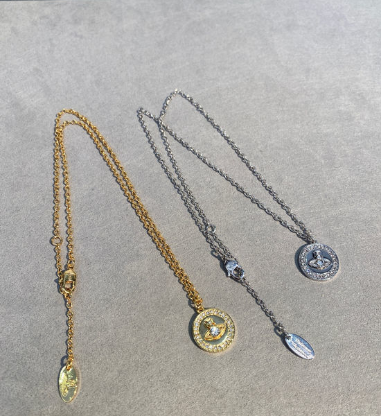 Vivienne Westhood Classic Planet Pendant Chain Necklace
