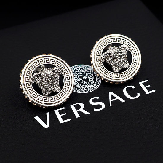 Versace Medusa Head Stud Earrings