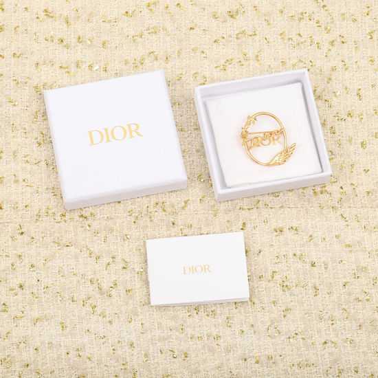 Christian Dior CD Pearl Decorated Exquisite Brooch
