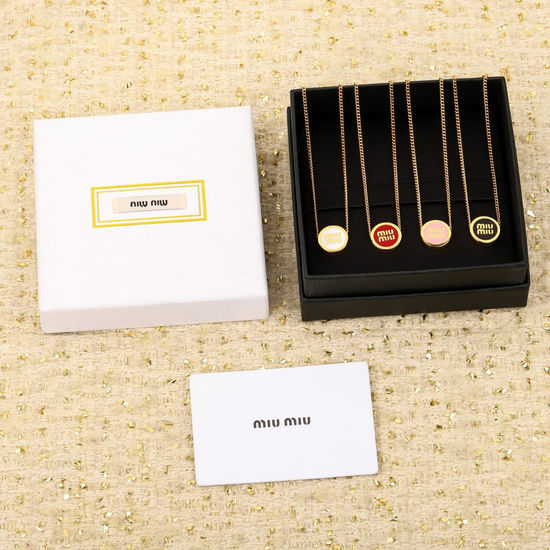 Miu Miu Classic Durable Bracelet and Necklace Set