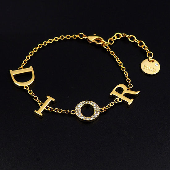 Christian Dior CD Letter Chain Bracelet