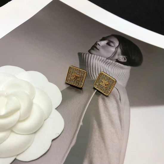 Celine Minimalist Stud Earrings Unique Stylish Design