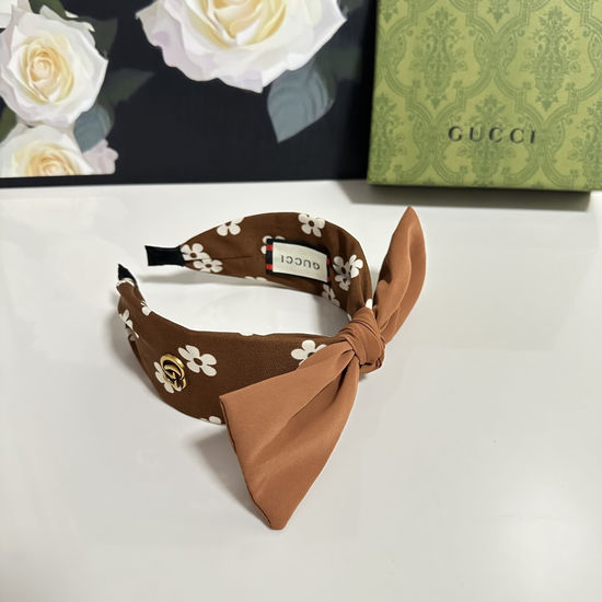 Gucci Bow Floral Hair Hoop Comfortable Fit