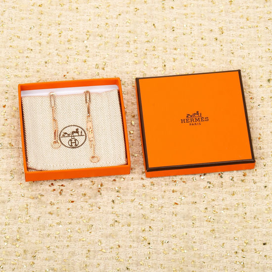 Hermes Classic Pig Nose Shape Earrings