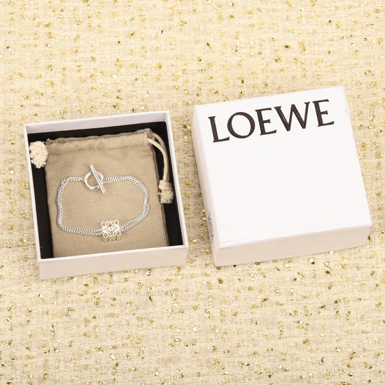 Loewe Double Layer Logo Bracelet