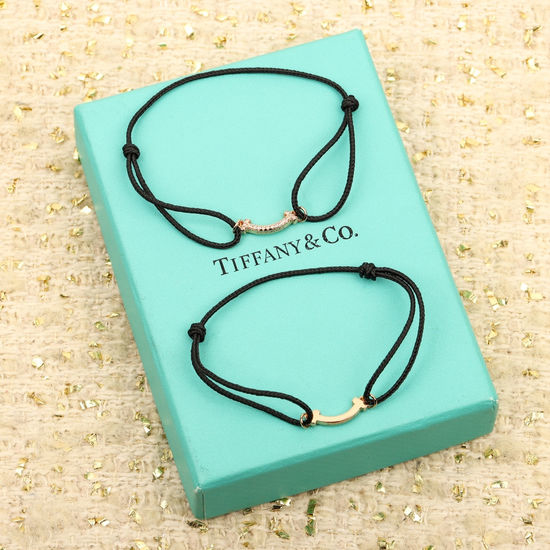 Tiffany & Co. Smile Shaped Delicate Stackable Bracelet