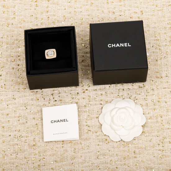 Chanel Handmade Brass Classic Retro Ring