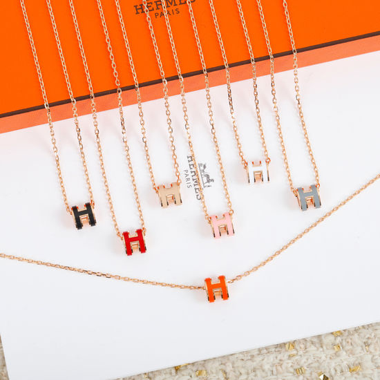 Hermes Premium Delicate Pendant Necklace