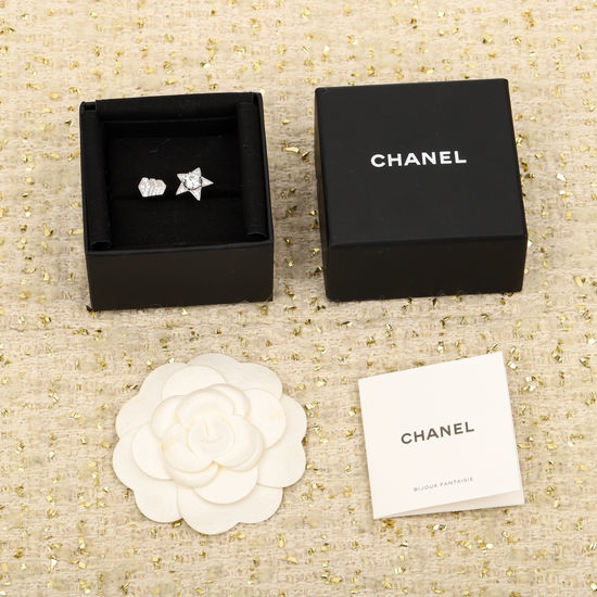 Chanel Sterling Silver Comet Open Ring