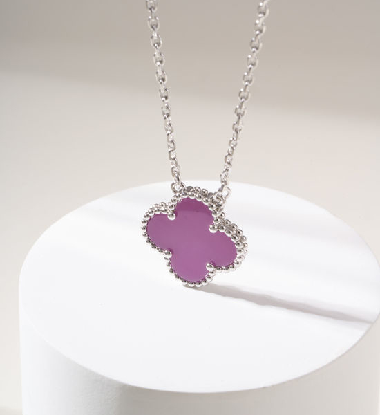 Van Cleef & Arpels VCA Clover Single Flower Necklace