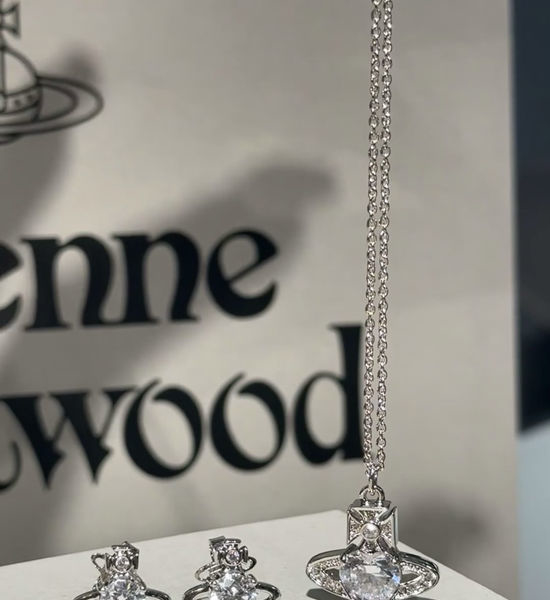 Vivienne Westhood Elegant Diamond-Encrusted Necklace