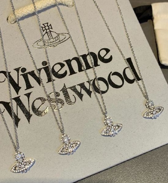 Vivienne Westhood Classic Embroidered Charm Delicate Bracelet