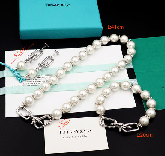 Tiffany & Co. Spike Bead Pearl Jewelry Set