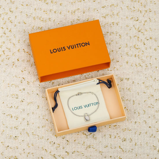 Louis Vuitton LV 925 Silver Lock Bracelet Long Lasting Finish