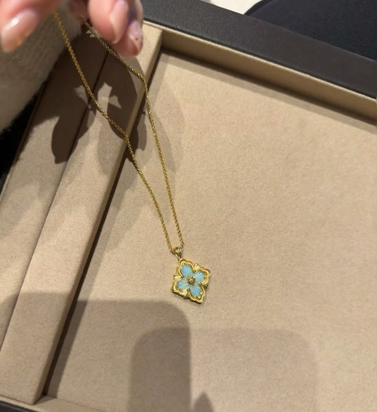 Buccellati Gold-plated Amazonite Large Necklace