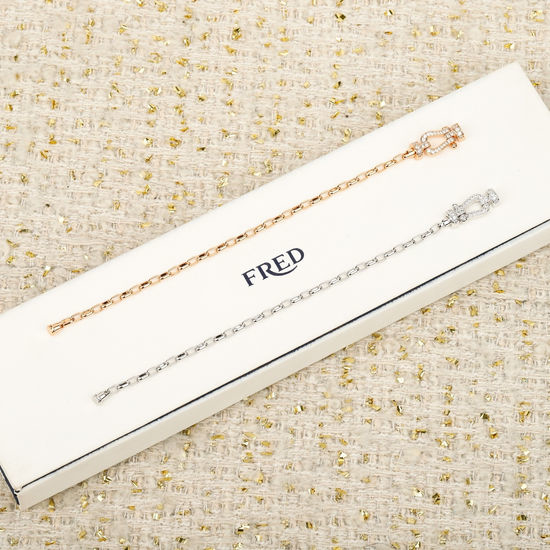 Fred Horseshoe Buckle Chain Bracelet
