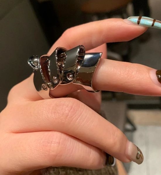 Vivienne Westhood Diamond Saturn Crown Ring