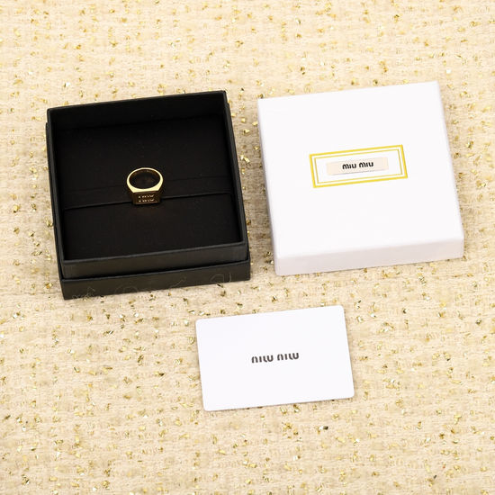 Miu Miu Square Shape Delicate Ring