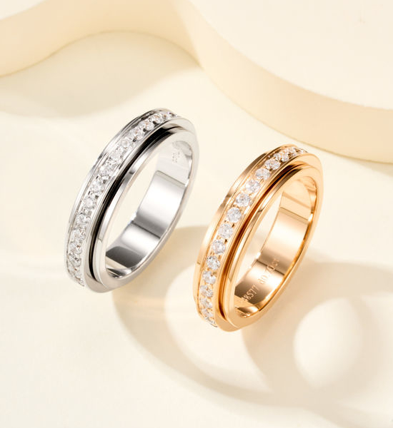 Piaget Full Diamond Rotatable Ring