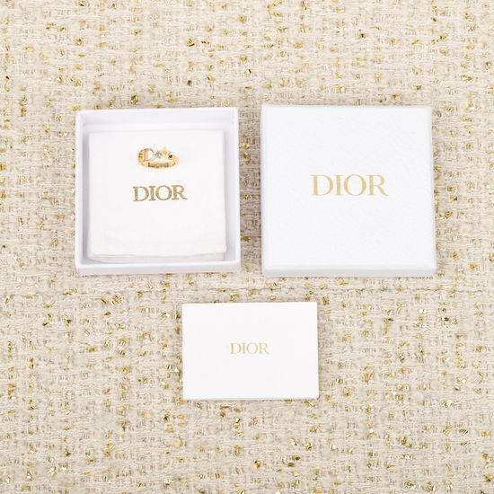 Christian Dior CD Star Diamond Ring Delicate Design