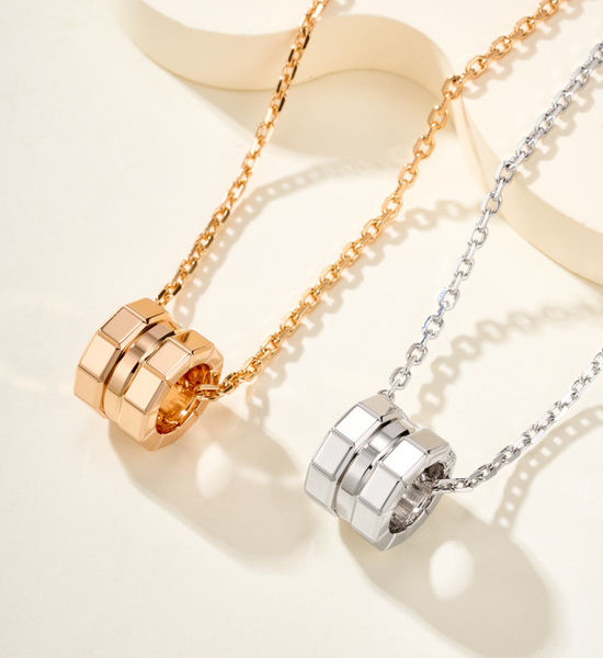 Chopard Cube Shape Adjustable Long Necklace