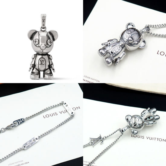 Louis Vuitton LV Cute Bear Shaped Pendant for Accessories