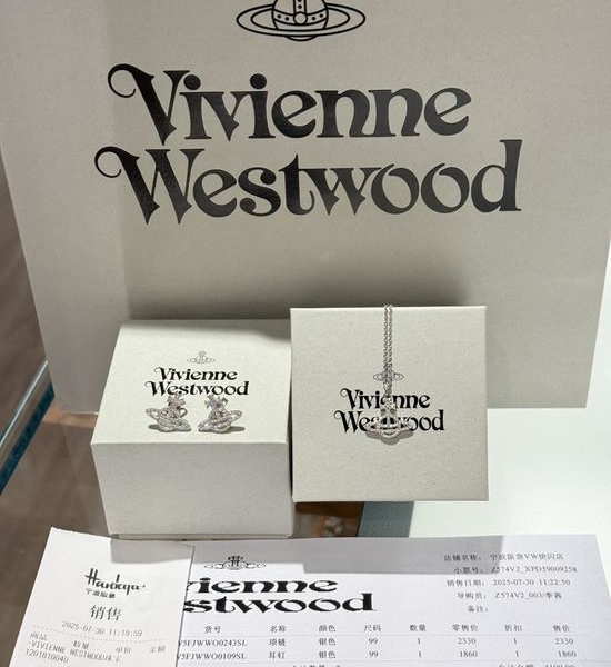 Vivienne Westhood Saturn Crown Ball Decor Stud Earrings