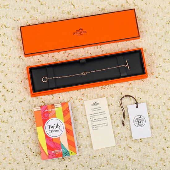 Hermes Classic Minimalist Solid Silver Bracelet