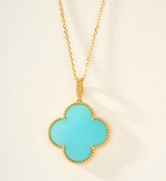Van Cleef & Arpels VCA Reversible Four Leaf Clover Necklace