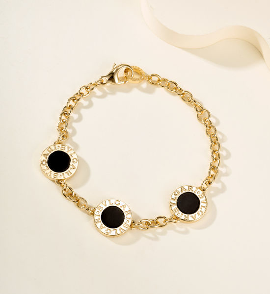Bvlgari Vintage Coin Pattern Bracelet
