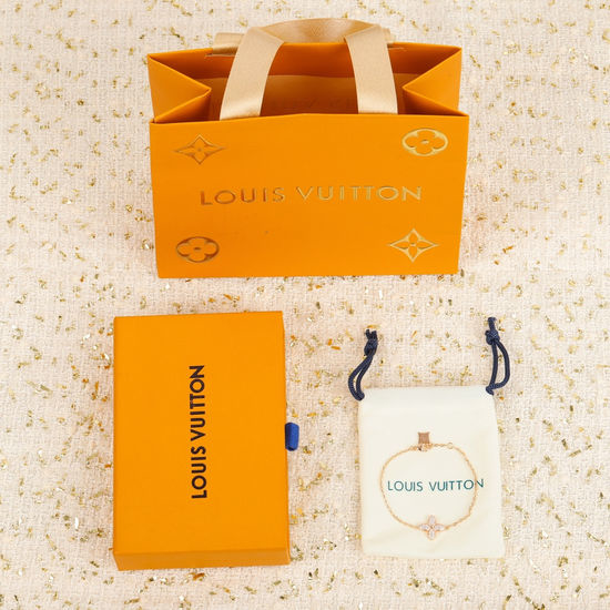 Louis Vuitton LV Delicate Floral Diamond Inlaid Necklace
