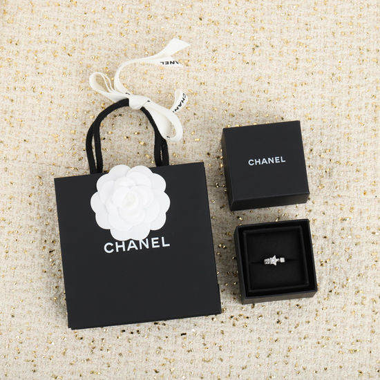 Chanel Pentagram Star 925 Silver Ring