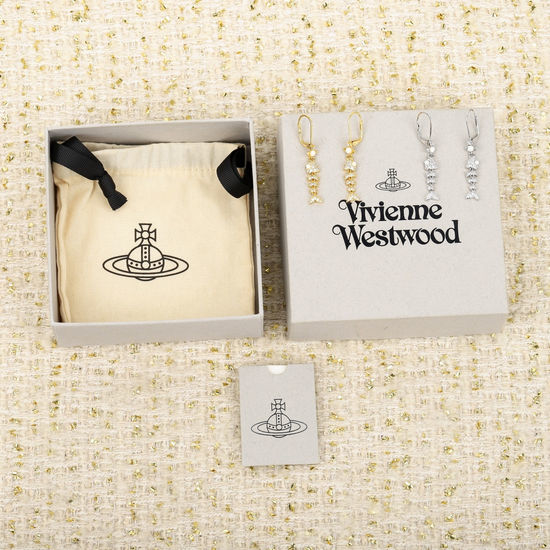 Vivienne Westhood Pearl Tassel Stud Earrings