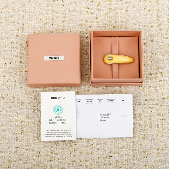 Miu Miu Handcrafted Small Hair Clip