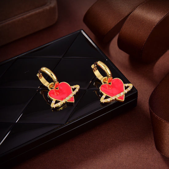 Bottega Veneta BV Artistic Carved Brass Drop Earrings