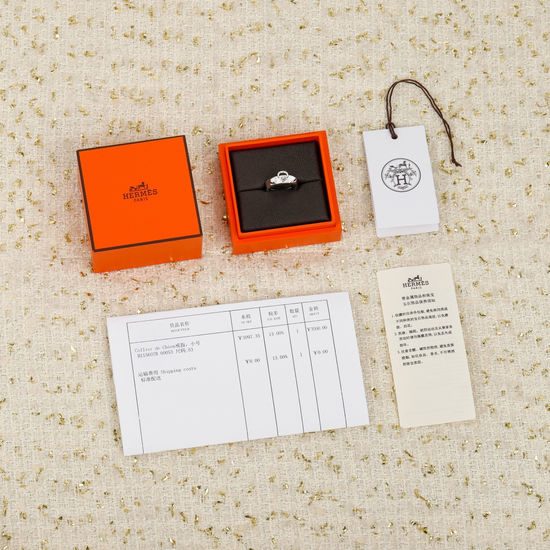 Hermes Customizable Real Gold Diamond Rings