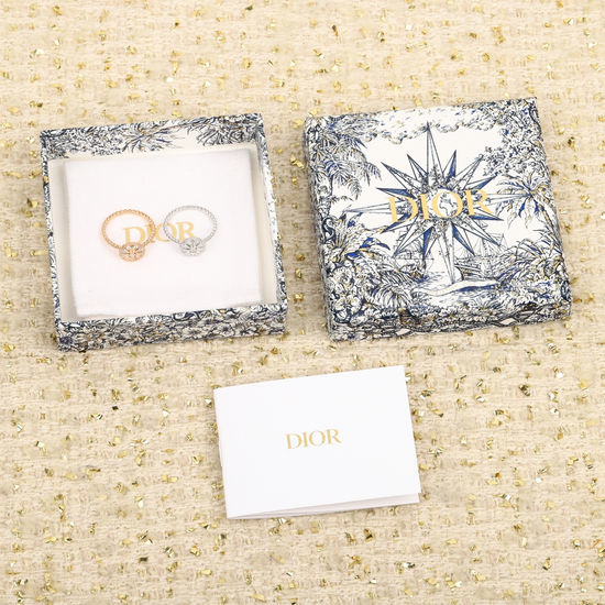 Christian Dior CD Octagonal Star Diamond Ring