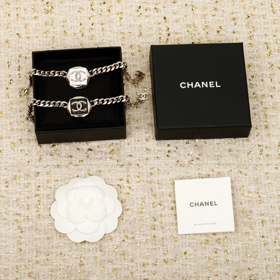 Chanel Asymmetric Square Round Bracelet
