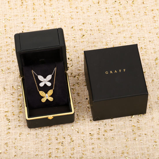 Graff Butterfly Pendant Diamond Necklace