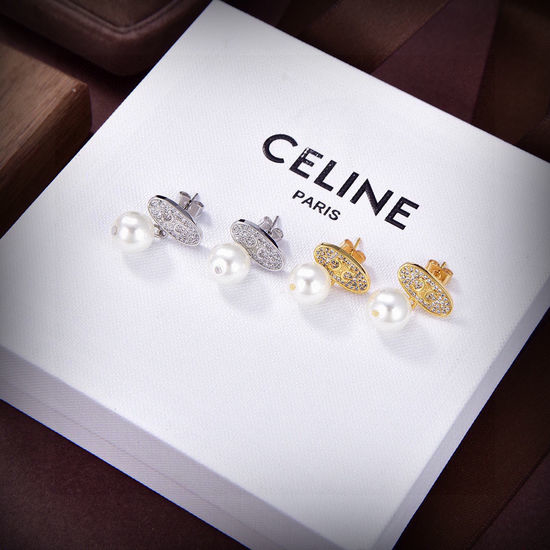 Celine Minimalist Fashion Stud Earrings