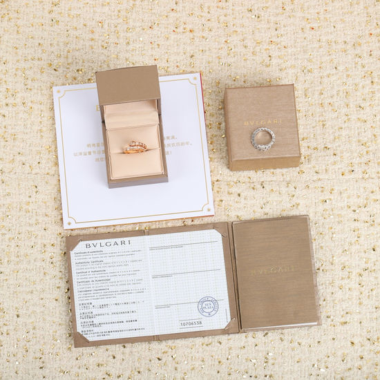 Bvlgari Delicate Serpent Design Ring Fine Workmanship