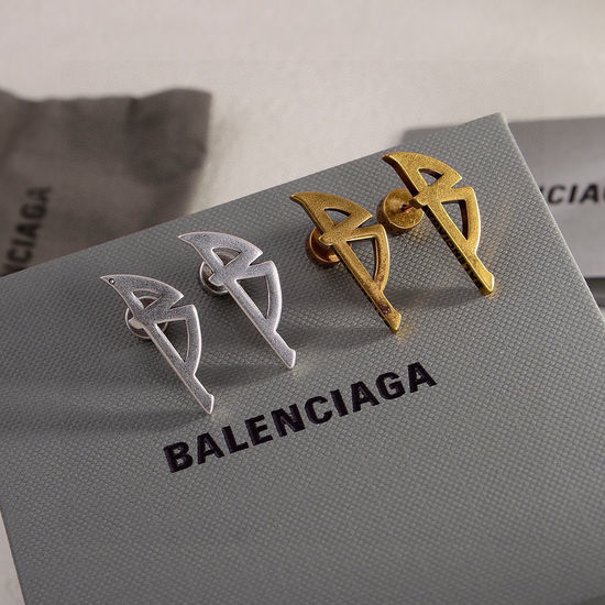 Balenciaga Unique Design Dangle Earrings Fashion Accessory