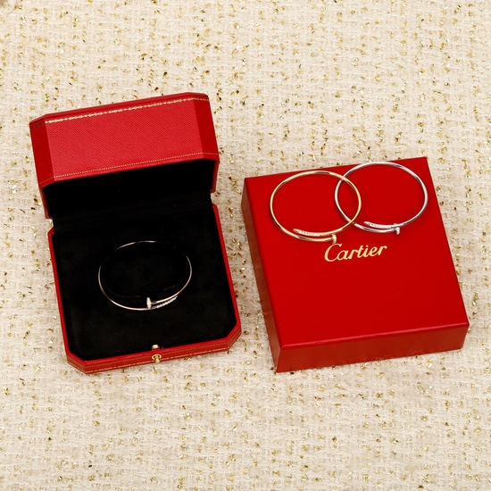 Cartier Slim Elastic Nail Diamond Bracelet