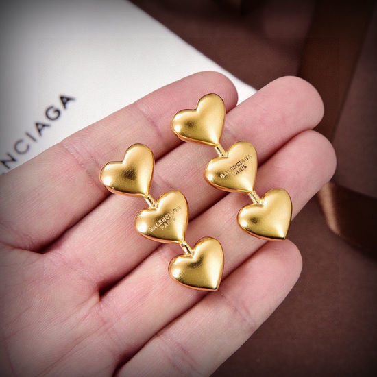 Balenciaga Balenciaga New Gold Earrings, Unique Design