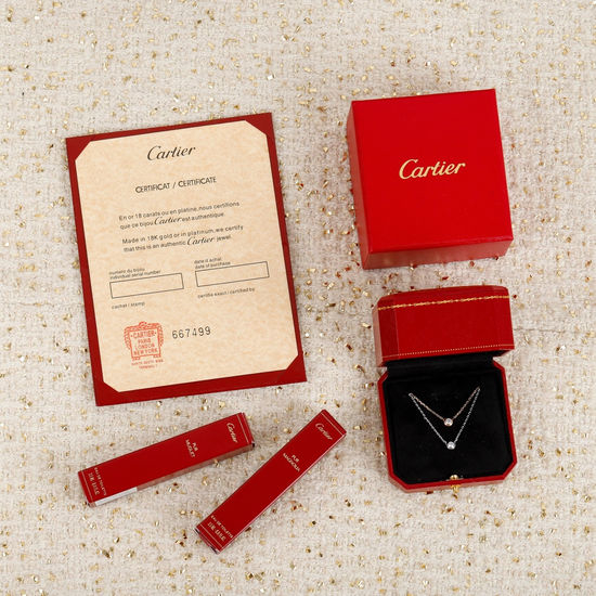 Cartier Customizable Diamond Necklace with Exquisite Craftsmanship